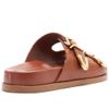 papete-arezzo-marrom-caramel-couro-tiras-metais-fivela-4