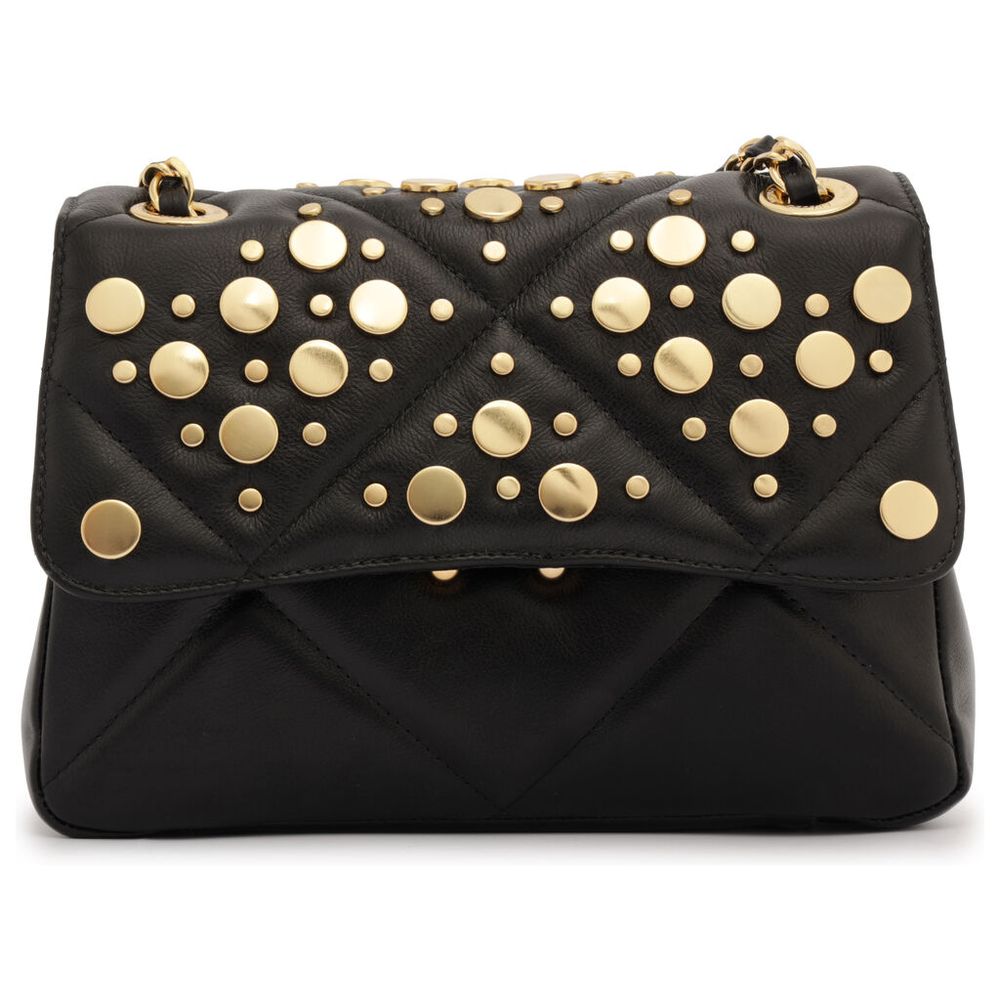 bolsa-arezzo-tiracolo-preta-couro-mizz-media-tachas-1