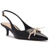 scarpin-arezzo-preto-couro-salto-baixo-slingback-laco-658-2