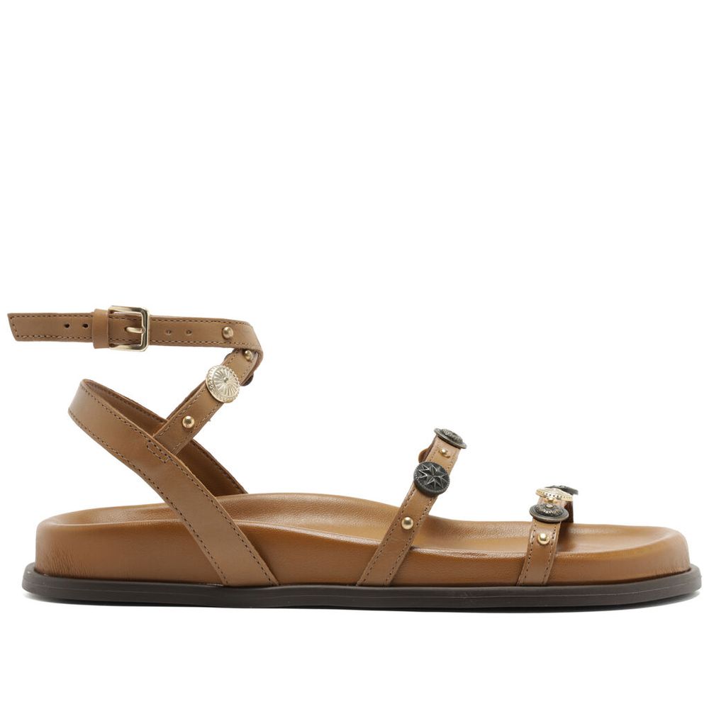 sandalia-arezzo-papete-marrom-clara-couro-tiras-metais-1