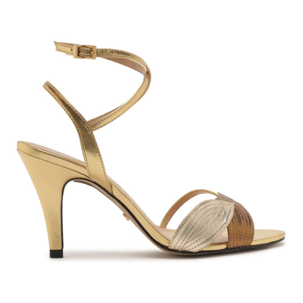 sandalia-arezzo-dourada-salto-fino-tiras-folhas-1