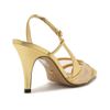 scarpin-arezzo-dourado-couro-tela-salto-medio-fivela-4