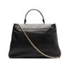 bolsa-arezzo-satchel-preta-couro-claire-grande-4