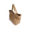 bolsa-schutz-shopping-maddison-camurca-bege-logo-relevo-2