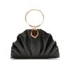 bolsa-arezzo-clutch-preta-couro-pequena-pedra-1