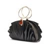 bolsa-arezzo-clutch-preta-couro-pequena-pedra-3