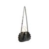 bolsa-arezzo-clutch-preta-couro-pequena-pedra-5