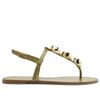 sandalia-arezzo-rasteira-verde-couro-slim-metais-1