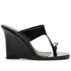 sandalia-arezzo-preta-couro-anabela-tira-thong-snake-1