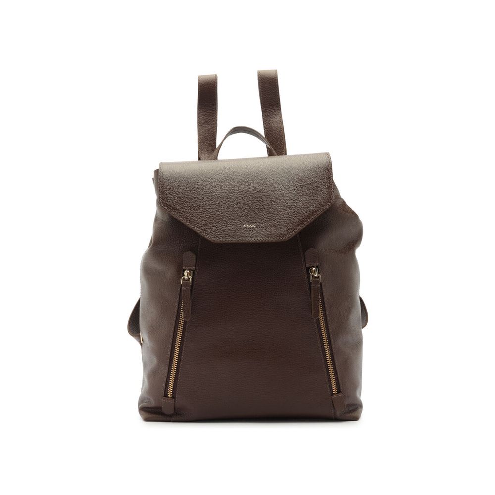 mochila-arezzo-marrom-couro-intense-grande-bolsos-1