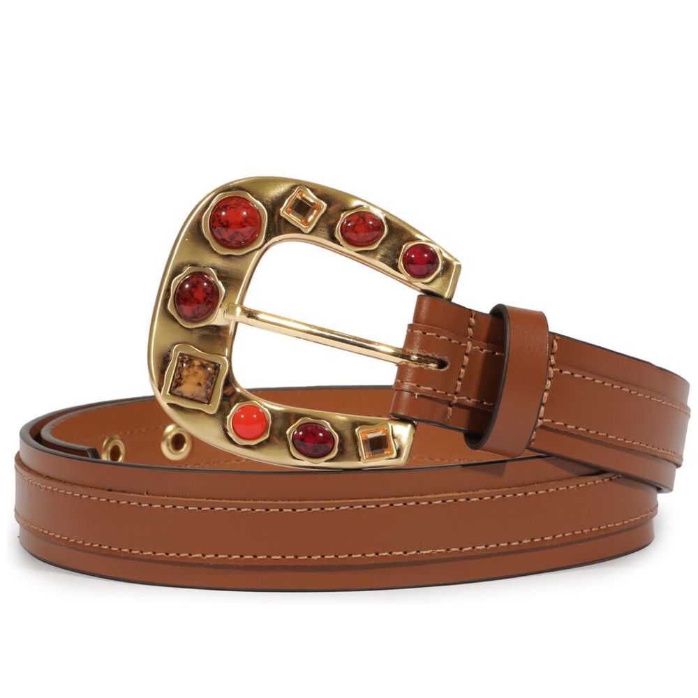 cinto-schutz-marrom-couro-medio-fivela-dourada-com-pedras-coloridas-1 cinto-schutz-marrom-couro-medio-fivela-dourada-com-pedras-coloridas-1