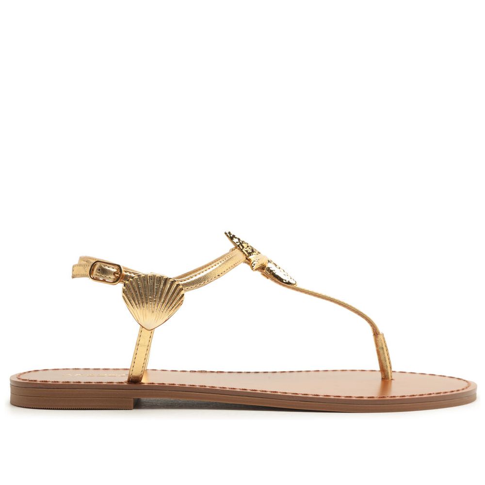 sandalia-arezzo-rasteira-dourada-detalhe-estrela-do-mar-e-conchas-1