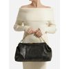 bolsa-arezzo-clutch-preta-couro-grande-corrente-2