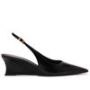 scarpin-arezzo-slingback-preto-couro-salto-anabela-1
