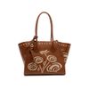 bolsa-arezzo-marrom-grande-bordado-floral-bege-1