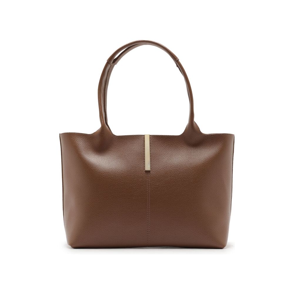 bolsa-arezzo-tote-marrom-grande-metal-frontal-1