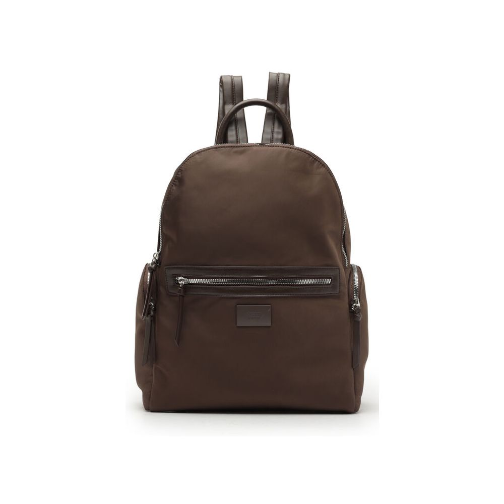 mochila-arezzo-marrom-escuro-bolsos-externos-1 mochila-arezzo-marrom-escuro-bolsos-externos-1