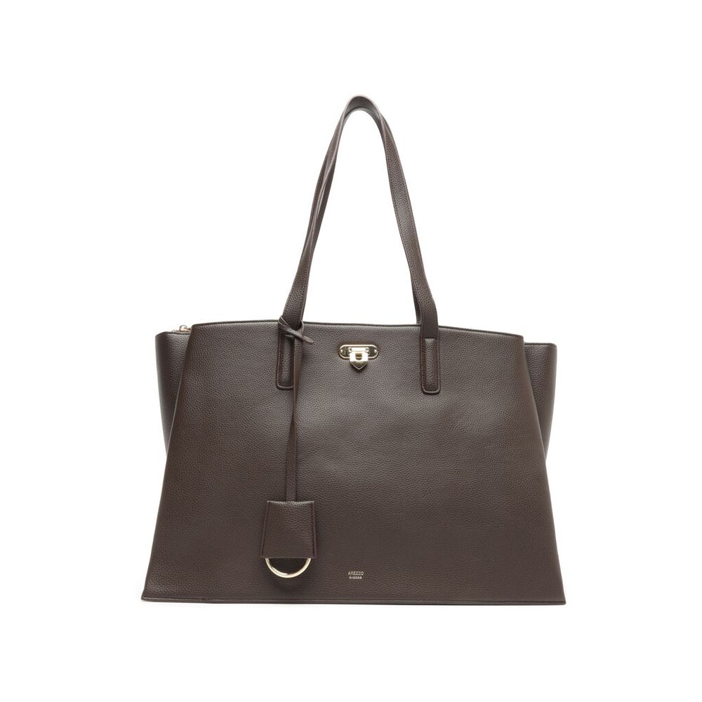 bolsa-arezzo-shopping-marrom-detalhe-metalico-1