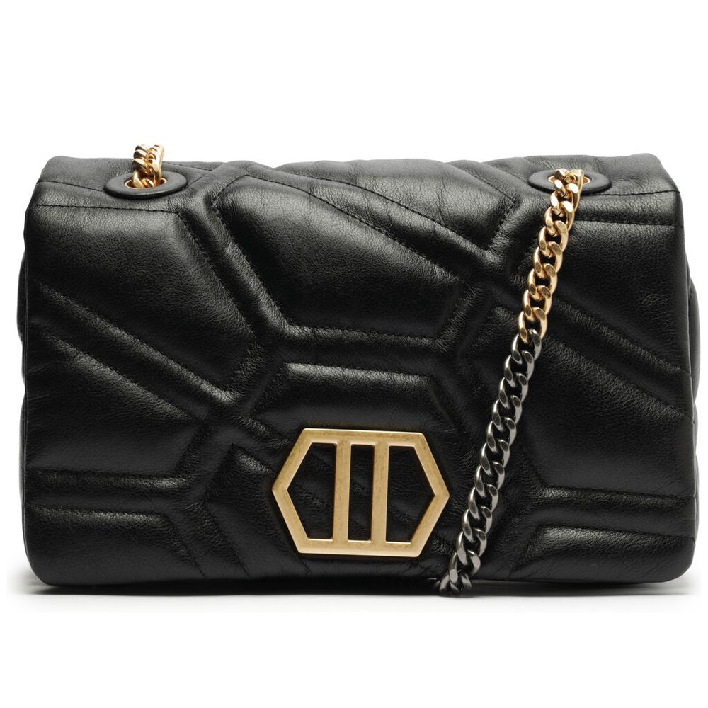 bolsa-arezzo-tiracolo-preta-couro-emma-media-longa-matelasse-1