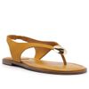 sandalia-arezzo-rasteira-amarela-acamurcada-tiras-metal-2