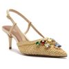scarpin-arezzo-slingback-rafia-natural-pedrarias-coloridas-2