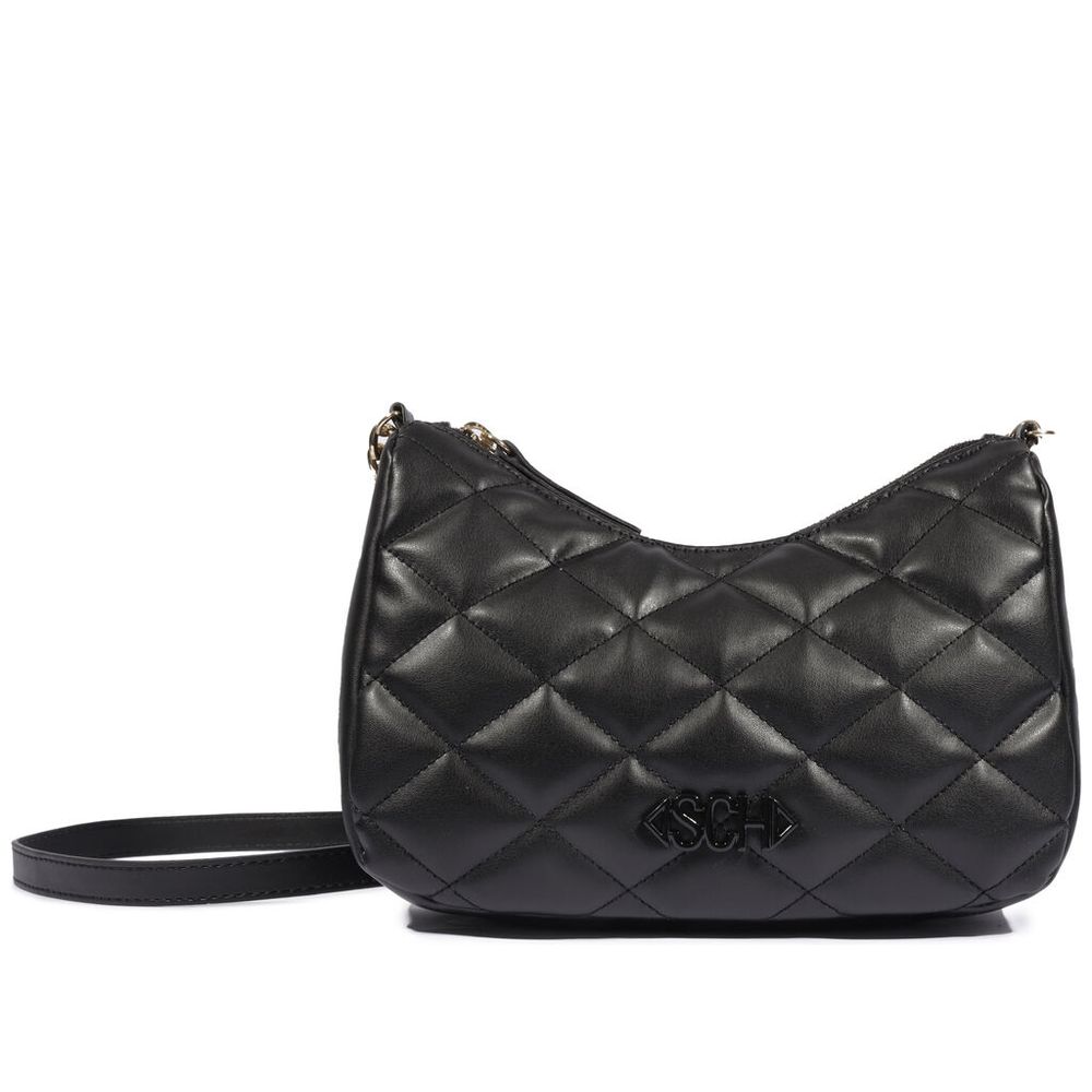 bolsa-schutz-pequena-couro-preta-matelasse-logo-sch-1