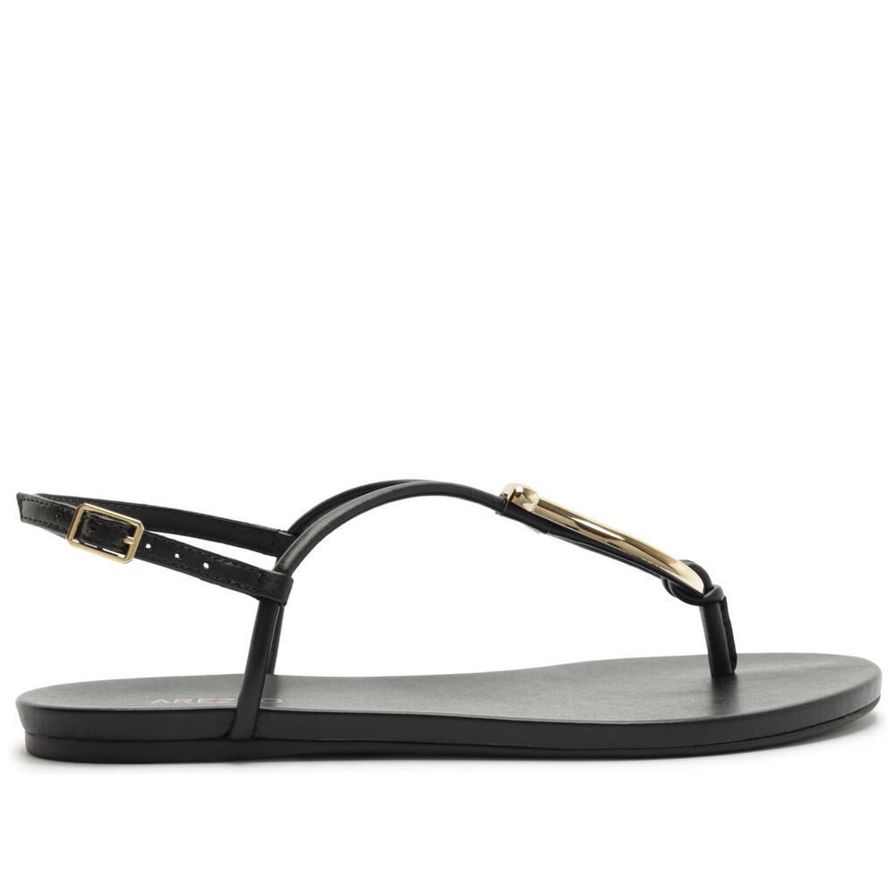 sandalia-arezzo-rasteira-preta-slim-metal-dourado-gota-1 sandalia-arezzo-rasteira-preta-slim-metal-dourado-gota-1