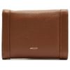 carteira-arezzo-marrom-couro-pequena-moldura-metal-4001-4