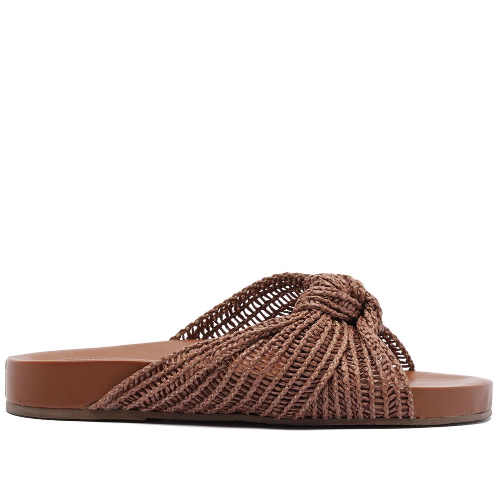 sandalia-arezzo-papete-marrom-tela-no-central-1 sandalia-arezzo-papete-marrom-tela-no-central-1