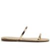 sandalia-arezzo-flat-dourada-duas-tiras-finas-1