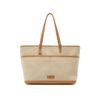 bolsa-arezzo-tote-linho-canvas-grande-couro-caramelo-1