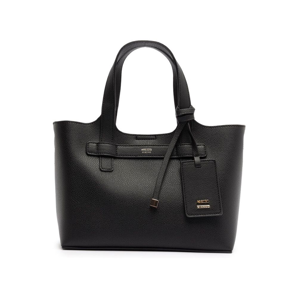 bolsa-arezzo-tote-media-preta-tag-personalizada-1