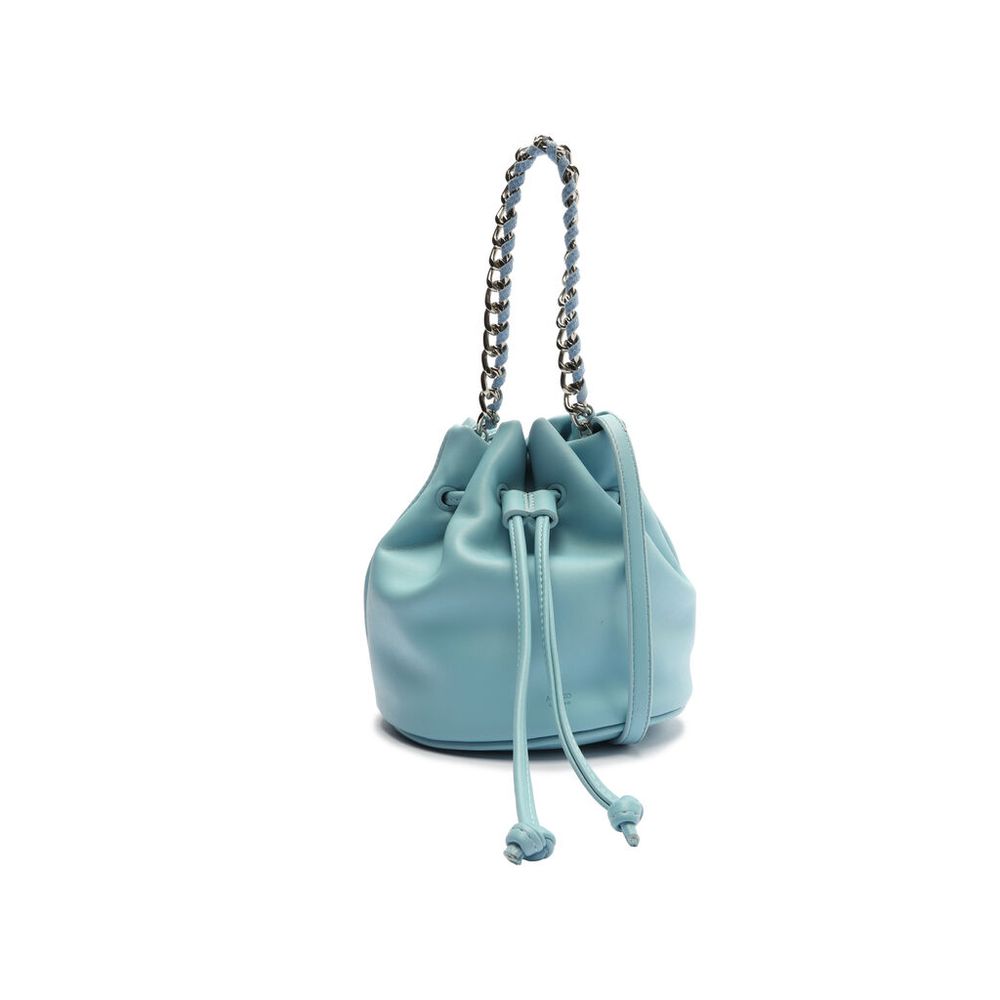 light blue bucket bolsa